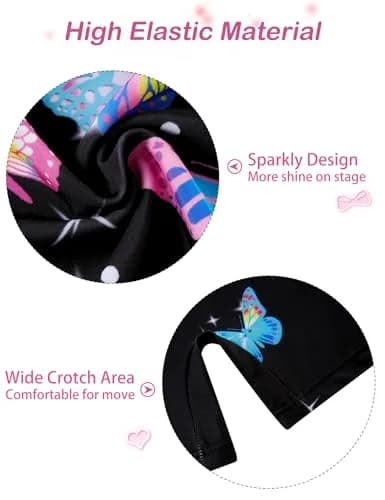 TUONROAD Girls Leotard Size 6-7 Years | Breathable Polyester & Spandex Gymnastics Bodysuit thumbnail 6