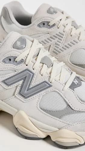New Balance 9060 Sneakers, Sea Salt/Concrete/Silver Met, 8.5 US Women/7 US Men | Y2K Futuristic Design thumbnail 5