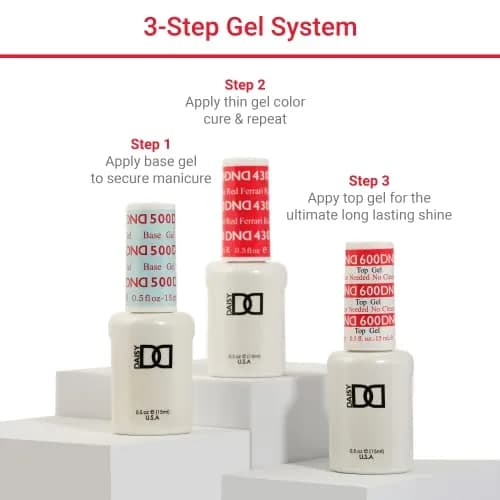 DAISY DND Gel Polish Set, Orange Collection, 0.5 Fl Oz | Chip-Free, UV/LED Cure, 3 Weeks Durability thumbnail 6