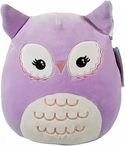 Squishmallows Official Kellytoy Miranda 7 Inch Purple Owl Plush Toy Animal | Unisex, Polyester, 7 Inch thumbnail 1