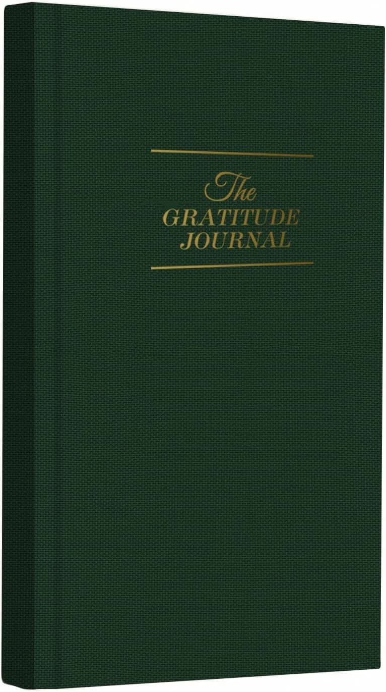 GOSSIP FOX The Gratitude Journal A Few Minutes a Day for Happiness & Reflection | Undated Daily Planner, Earth Green, A5 — Earth Green