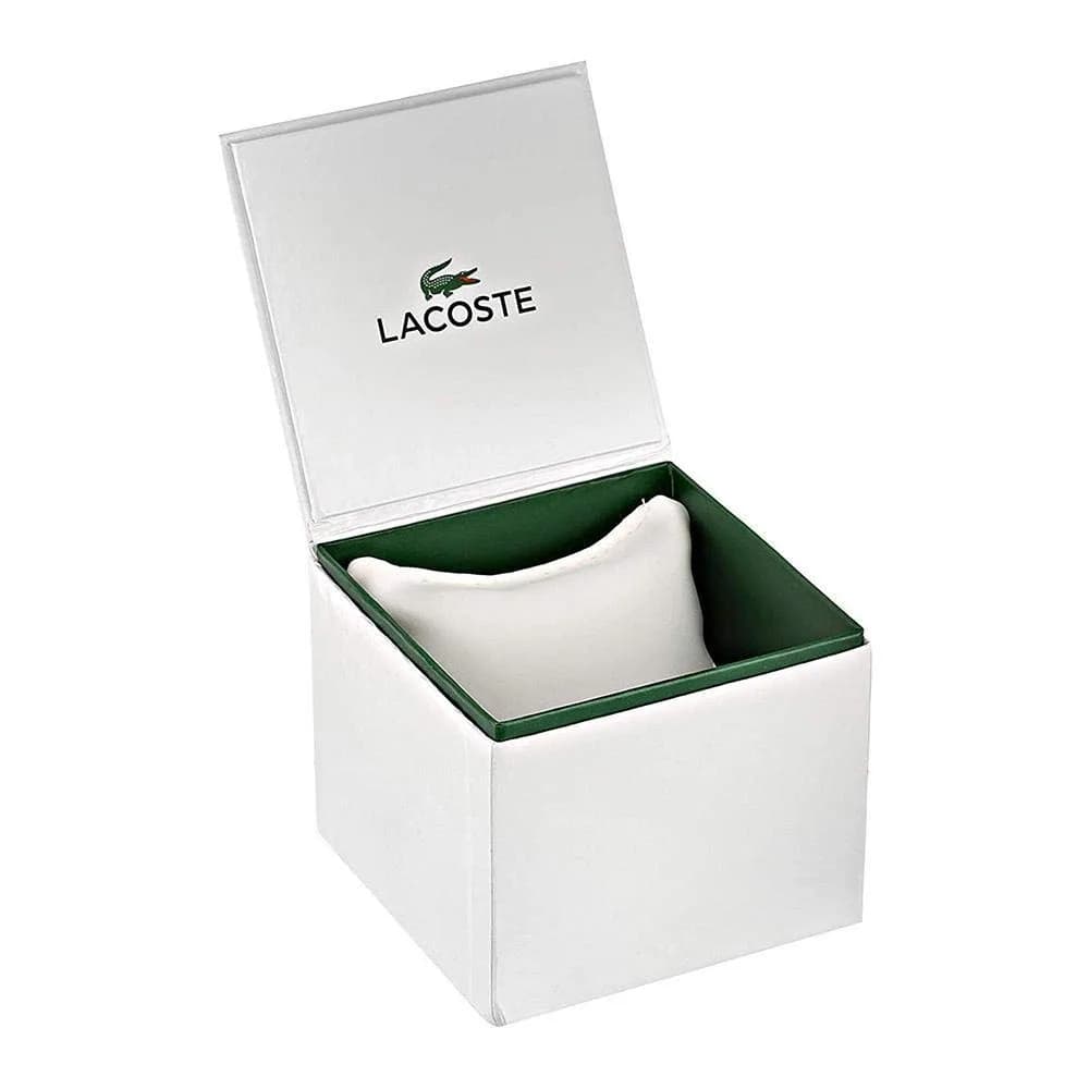 Lacoste 12.12 Men's Quartz Watch 42mm (1.65in) Blue Silicone | Sporty Fashion Timepiece with Crocodile Detail - view 4