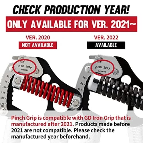 GD Pinch Grip Trainer for GD IRON GRIP Strengthener | Finger & Grip Exercise Tool thumbnail 5