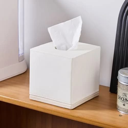 Polytree Tissue Box Cover Square Resin 5.5 Inch | Heavy Duty Home Decor thumbnail 7