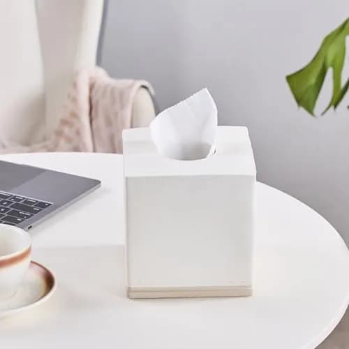 Polytree Tissue Box Cover Square Resin 5.5 Inch | Heavy Duty Home Decor thumbnail 8
