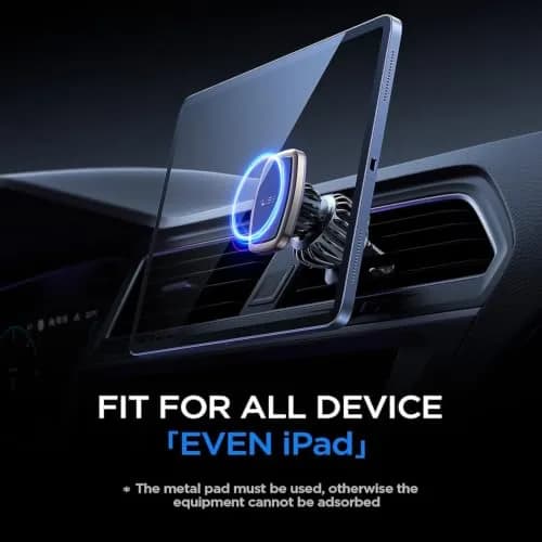 LISEN Magnetic Phone Holder for Car with Upgraded Clip | 360° Adjustable, Case Friendly, Gold thumbnail 6