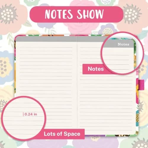 Tullofa 3-Year Pocket Calendar 6.3" x 3.8" (Jan 2027 - Dec 2029) | Monthly Planner with Elastic Closure & Pen Holder thumbnail 5