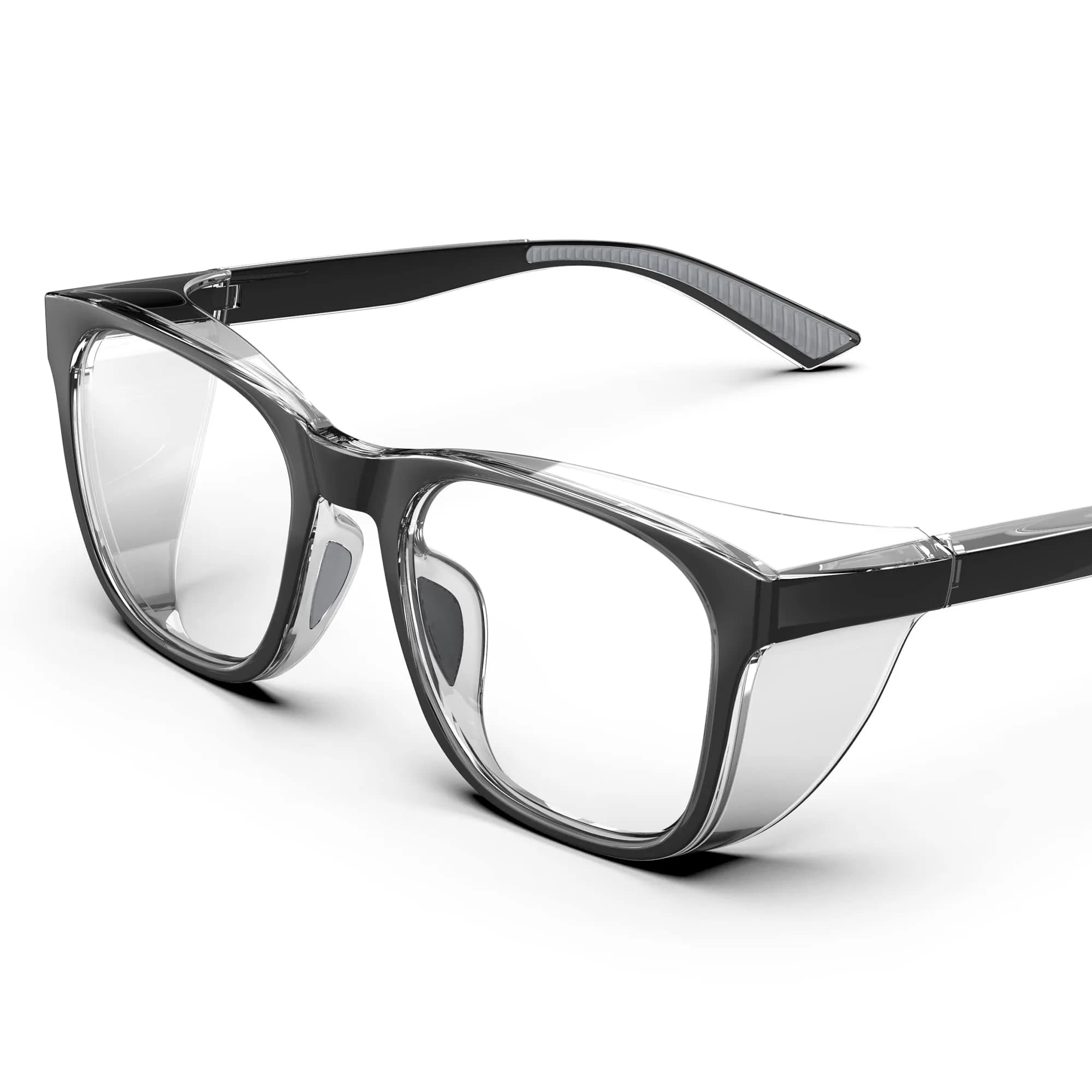 TOREGE Stylish Safety Glasses for Men & Women, Anti-Fog & Anti-Blue Light Lens | ANSI Z87.1 Certified — Green