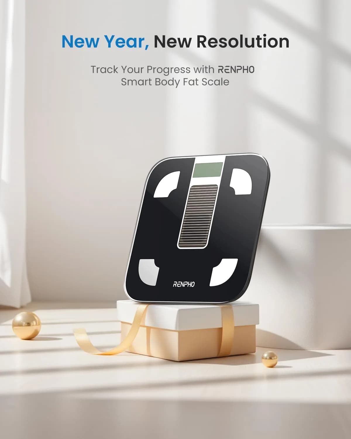 RENPHO Elis Solar 1 Smart Scale 180kg (400lb) | Accurate Body Composition Tracking - view 6