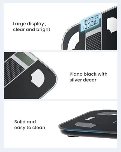 RENPHO Elis Solar 1 Smart Scale 180kg (400lb) | Accurate Body Composition Tracking thumbnail 7