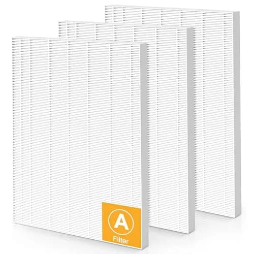 isinlive 115115 Replacement Filters for Winix Air Purifiers - 3 True HEPA Filters (5"x5"x5") thumbnail 1
