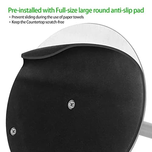 OBODING Stainless Steel Paper Towel Holder Stand for Kitchen Countertops, 32cm (12.6" H) | Rust-Proof & Easy to Carry thumbnail 6