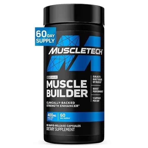 MuscleTech Platinum Muscle Builder Capsules | 60 Count (60 Servings) thumbnail 1
