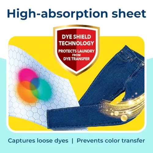 Carbona Color Grabber Sheets 30 Count | Prevents Color Runs & Dye Transfer thumbnail 4