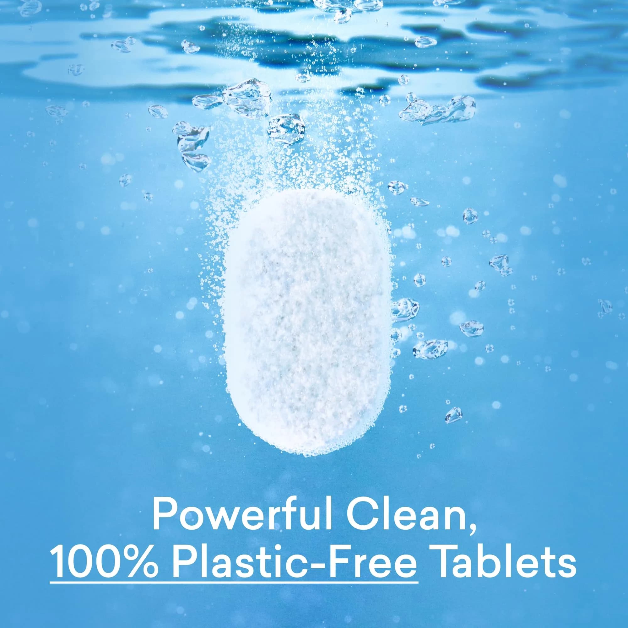 BLUELAND 100% Plastic-Free Dishwasher Detergent Tablets, 60 Count | Eco-Friendly & Effective Cleaning - view 3
