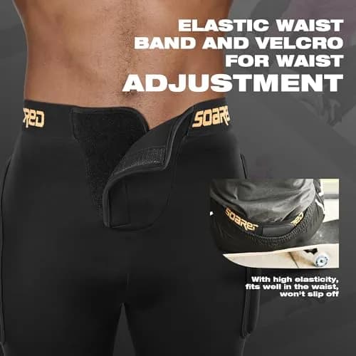 Soared Impact Protection Hip Butt Pads XPE Shorts | Impact-Absorbing, Unisex Impact Gear for Extreme Sports thumbnail 3