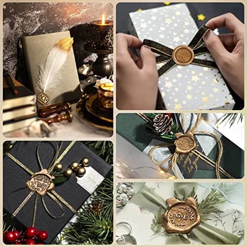 PAXCOO Sealing Wax Sticks, 20pcs, Antique Gold | Easy Glue Gun Application for Crafts & Invitations thumbnail 7