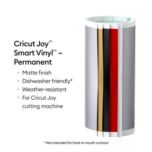 Cricut Smart Permanent Matte Vinyl (5.5in x 48in / 13.9cm x 121.9cm) Elegance Sampler | Matless Cutting for Joy Machine thumbnail 3