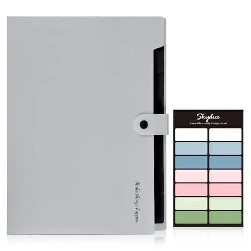 SKYDUE Accordion File Organizer 8 Pockets 32.5 cm (12.8 in) | Portable Document Paper Organizer for Office, School, Home thumbnail 2