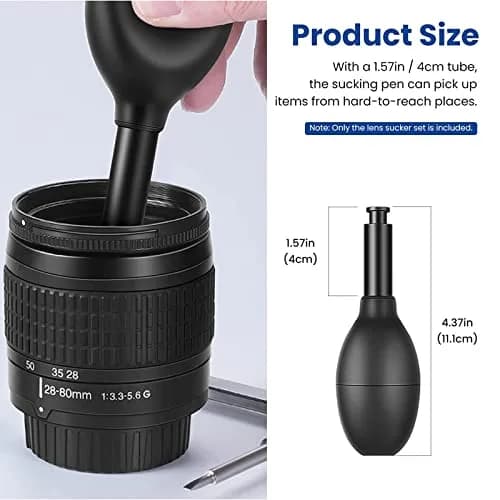 EastVita Lens Sucker Kit 8-in-1 with 7 Interchangeable Suction Cups | Strong Suction Manual Vacuum Suction Pen thumbnail 4