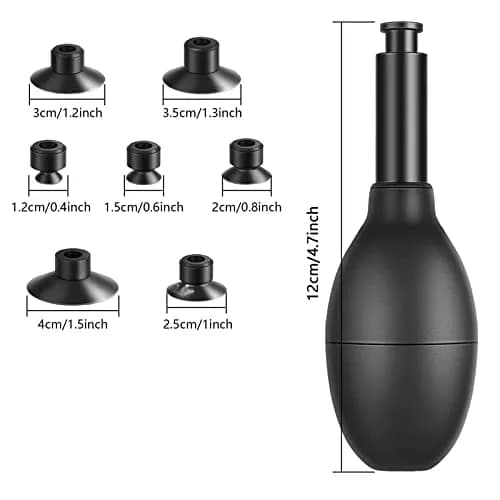 EastVita Lens Sucker Kit 8-in-1 with 7 Interchangeable Suction Cups | Strong Suction Manual Vacuum Suction Pen thumbnail 2