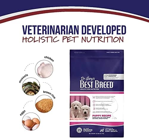 Best Breed Dr. Gary's Puppy Recipe – Veterinarian-Formulated Puppy Food with DHA & EPA, Chicken & Fish, All Breeds (13 lb Bag) thumbnail 2