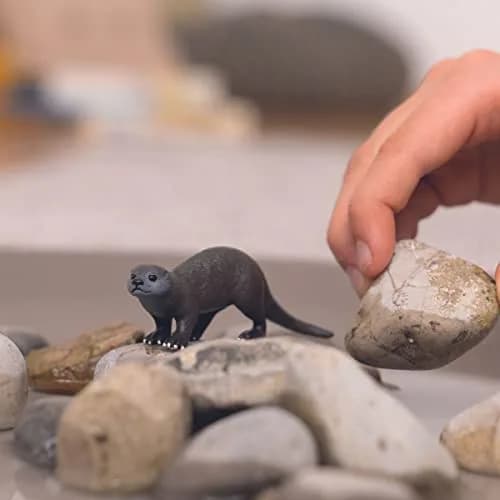 Schleich Wild Life Otter Toy Figurine 3.1 inches (7.9 cm) | Realistic Animal Toy for Kids Ages 3+ thumbnail 2