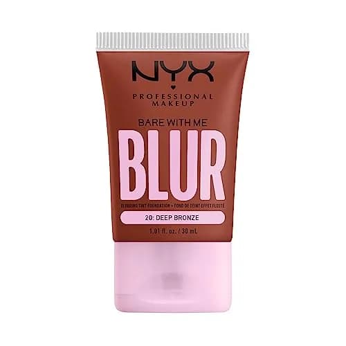 NYX PROFESSIONAL MAKEUP Bare With Me Blur Skin Tint Foundation Deep Bronze 29.76 ml (1.01 Fl Oz) | Matte Blurred Finish with Matcha & Niacinamide thumbnail 1
