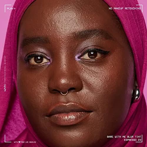 NYX PROFESSIONAL MAKEUP Bare With Me Blur Skin Tint Foundation Make Up with Matcha, Glycerin & Niacinamide - Light Ivory thumbnail 4