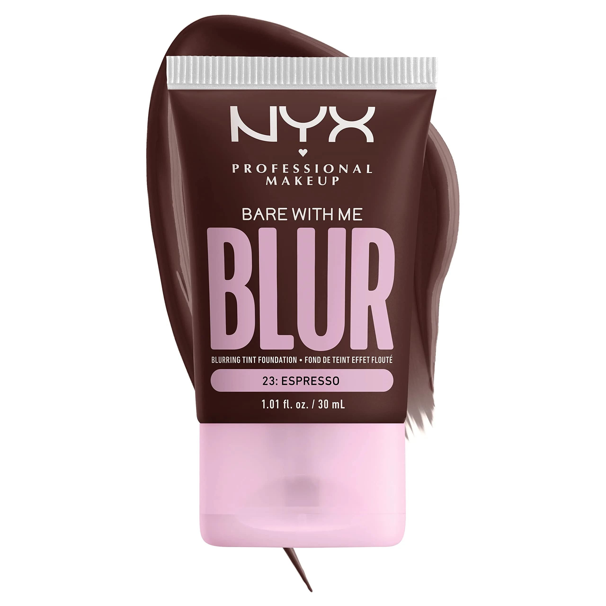 NYX PROFESSIONAL MAKEUP Bare With Me Blur Skin Tint Foundation Make Up with Matcha, Glycerin & Niacinamide - Light Ivory - view 7