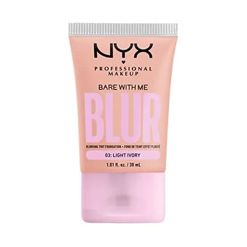 NYX PROFESSIONAL MAKEUP Bare With Me Blur Tint Foundation Light Ivory 30ml (1.01 Fl Oz) | Matte Blurred Finish thumbnail 1
