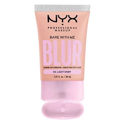 NYX PROFESSIONAL MAKEUP Bare With Me Blur Tint Foundation Light Ivory 30ml (1.01 Fl Oz) | Matte Blurred Finish thumbnail 8