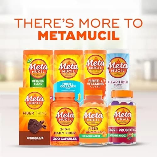 Metamucil Fiber Gummies for Adults, No Sugar Added Orange Flavor, 5g Prebiotic Plant Based Fiber Supplement Blend, 120 Count thumbnail 8
