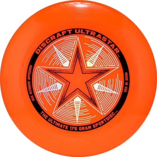 Discraft 175 Gram Orange Ultrastar Sport Disc | Official USA Ultimate Competition Disc (70-120 chars) thumbnail 1