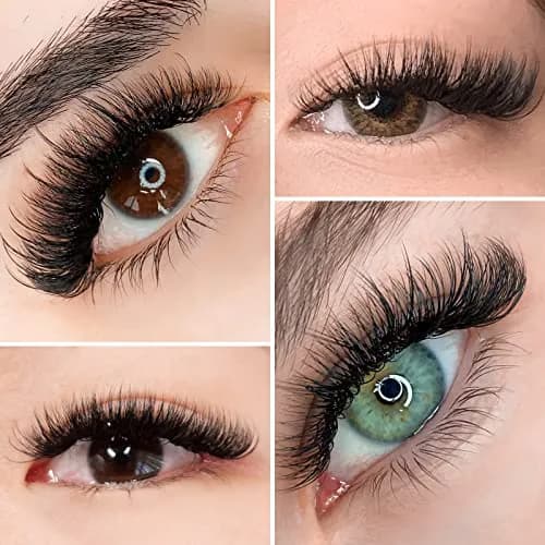 LASHVIEW 1000 Premade Volume Eyelash Extensions 10D D Curl 0.07mm Mixed Tray 9-16mm | Handmade Faux Mink thumbnail 7