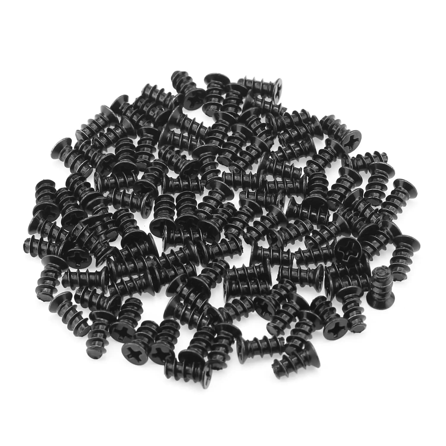 HELIFOUNER M3x6+6mm Brass Hex Standoffs Screws | Durable, Easy Install, 50 pcs — Black, screws for computer case fan, M5x10