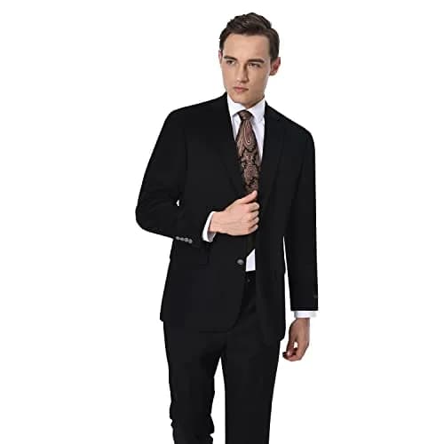 Teemlanny Men's Wool Blend Sport Coat Classic Fit 2-Button Blazer | Suitable for Business & Formal Wear thumbnail 3