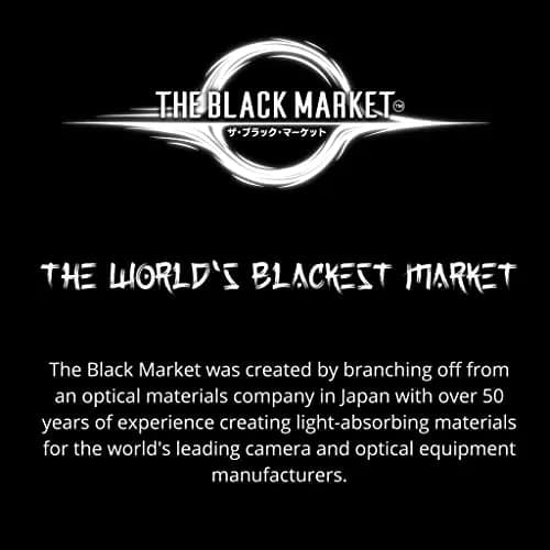The Black Market Musou Black Fabric KIWAMI Backcoated A4 | World's Blackest Fabric for Photography & Art thumbnail 5