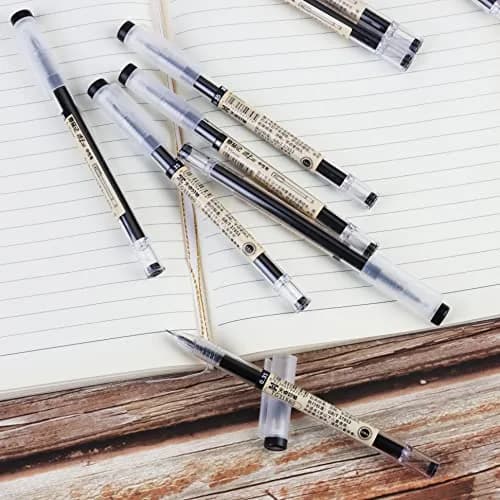 PurpleWillow Japanese Extra Fine Black Gel Pens 0.35mm (12-Pack) | Smooth Writing for Students & Professionals thumbnail 4