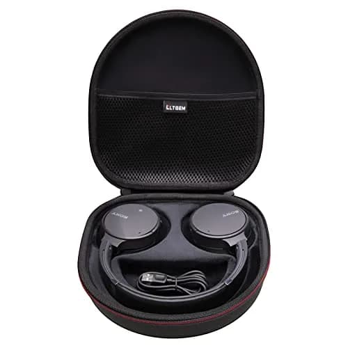 L LTGEM Case for Sony WH-CH720N/WH-CH520 Noise Canceling Wireless Headphones Black | Hard Travel Cover thumbnail 3