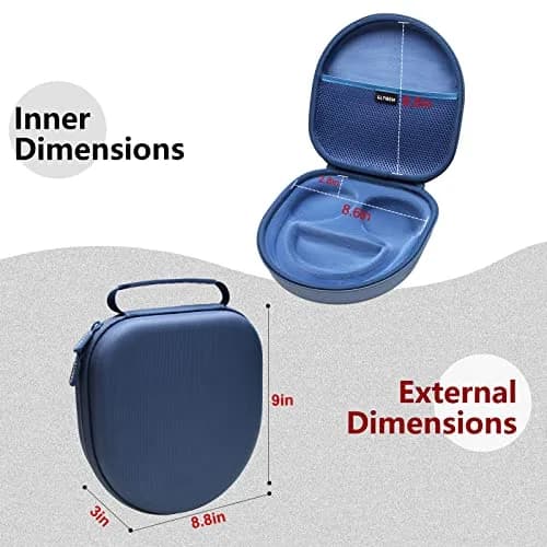 L LTGEM Case for Sony WH-CH720N/WH-CH520 Noise Canceling Wireless Headphones Blue | Hard Travel Cover thumbnail 3