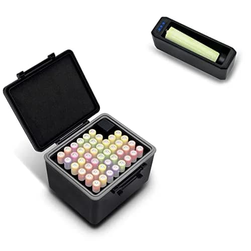 JJC AAA Battery Hard Case with Tester for 44 AAA Batteries | Organizes & Protects thumbnail 1