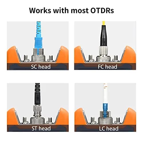 Duogalia 2 Pack SC OTDR Fiber Optic Adapter Connector for Fiber Opticl Tester Optical Power Meter Testing thumbnail 5