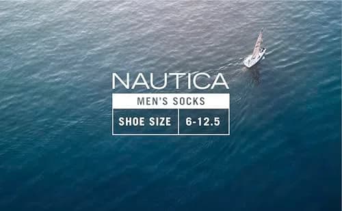 Nautica Men's Dress Socks Business Formal Comfort Stretch Crew Socks 10 Pack | 2.27 kg (5 lb) | Moisture-Wicking & Breathable thumbnail 6