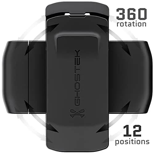 Ghostek Universal Belt Clip Holster with Kickstand & Swivel Mount, Fits Phones up to 3.7" Wide | Black thumbnail 4