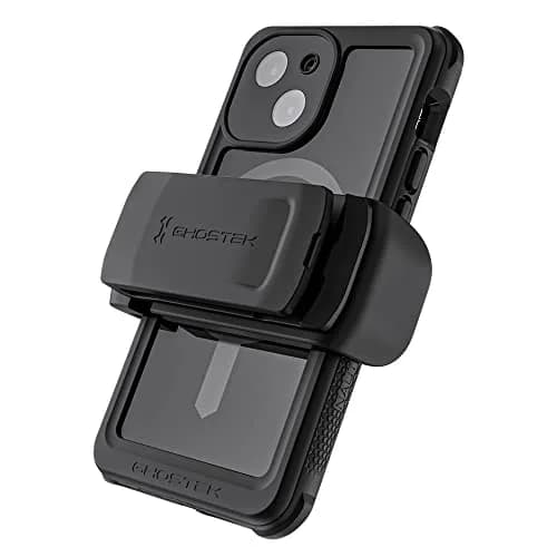 Ghostek Universal Belt Clip Holster with Kickstand & Swivel Mount, Fits Phones up to 3.7" Wide | Black thumbnail 9
