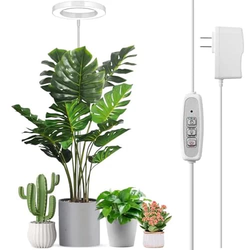 LORDEM Full Spectrum LED Grow Light, 72 LEDs, 4 Brightness Settings | Supports Indoor Plant Growth thumbnail 1
