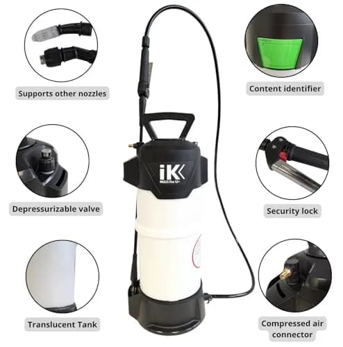 IK Multi Pro 12+ Heavy-Duty Sprayer with Air Compressor Connector | 2 gal Chemical-Resistant Pump thumbnail 2