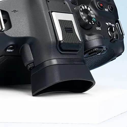 JJC Silicone Eyecup Viewfinder for Canon EOS R7 Camera with Extended Design | Dust & Light Blocker thumbnail 7