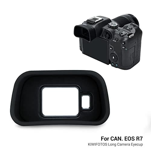JJC Silicone Eyecup Viewfinder for Canon EOS R7 Camera with Extended Design | Dust & Light Blocker thumbnail 2
